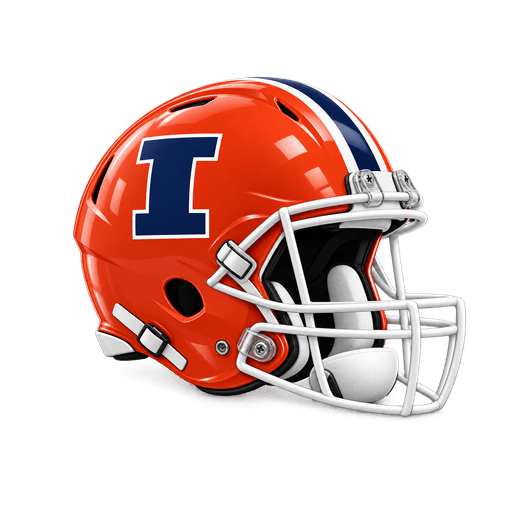 Illinois Fighting Illini helmet