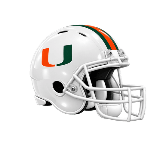 Miami Hurricanes helmet