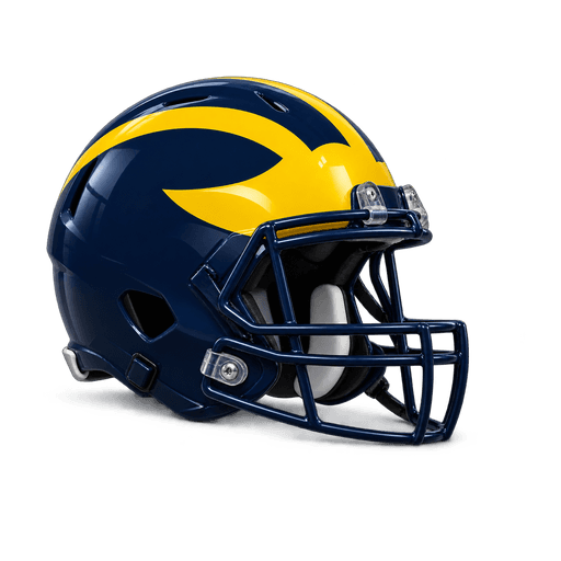 Michigan Wolverines helmet